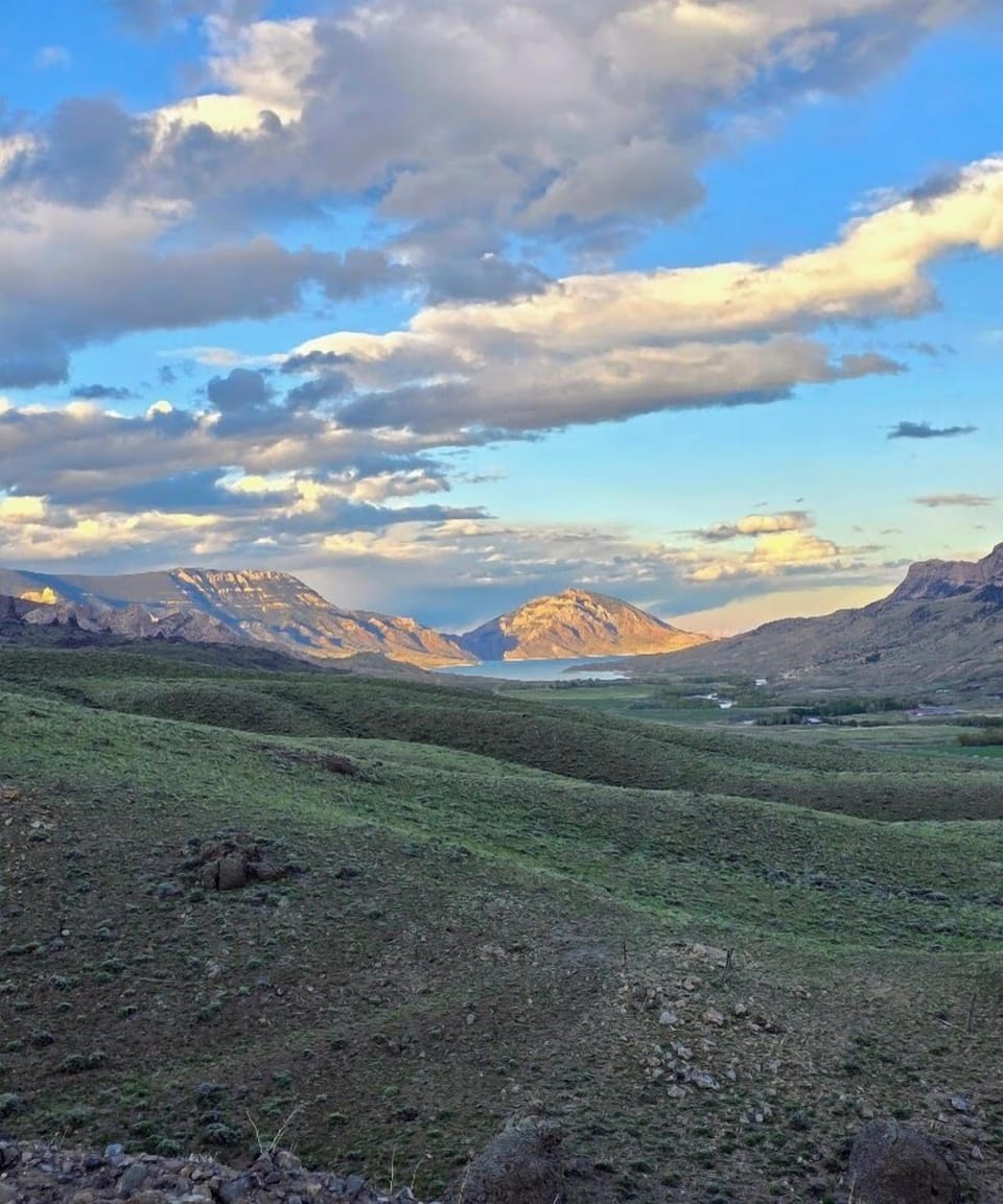 Surrounded by beautiful views.