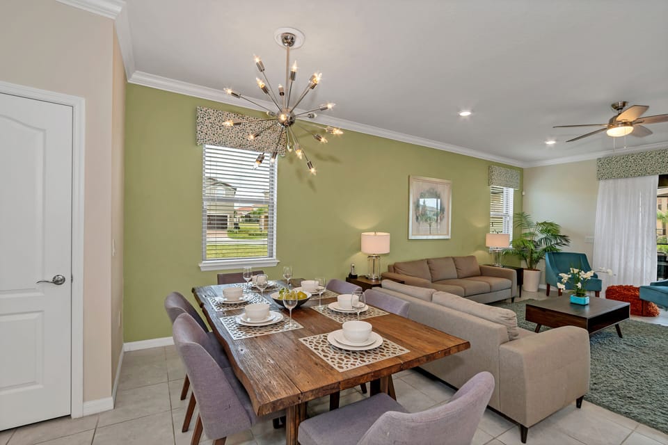 Create lasting memories: Welcoming dining area is where stories are shared and laughter echoes.