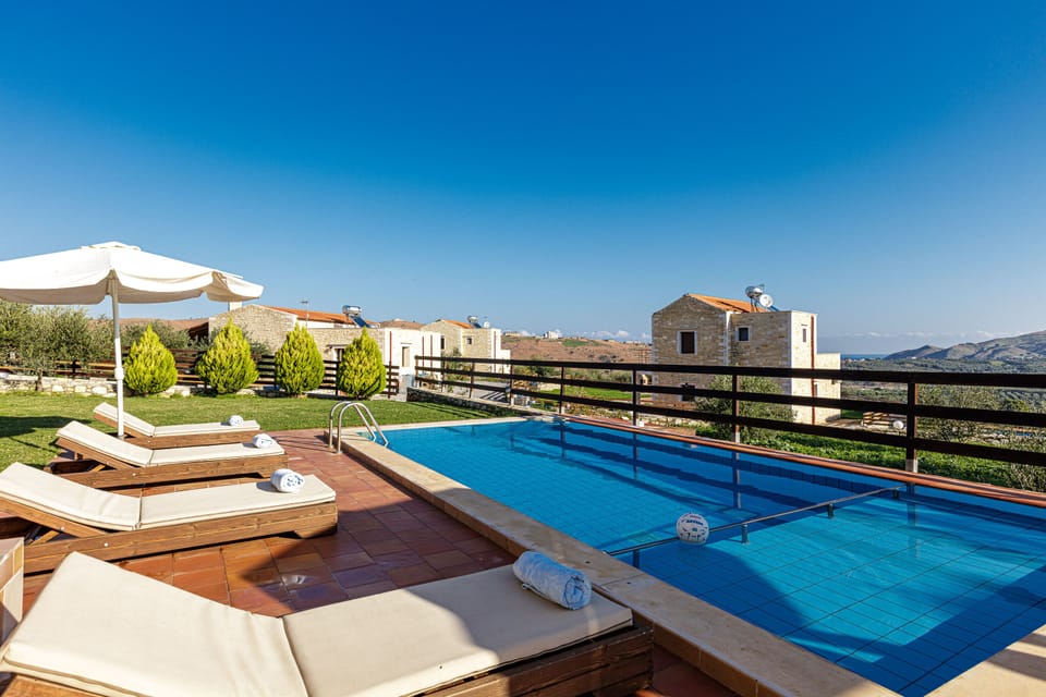 Tranquility unfold at the pool area.
