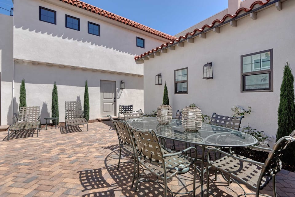 Private courtyard, not shared space