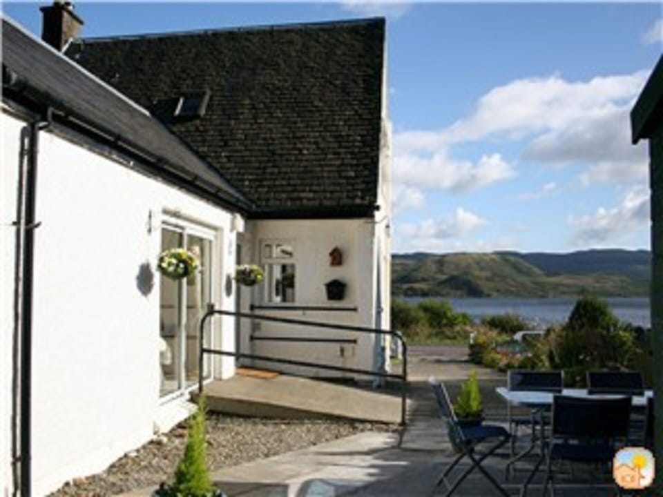 Back view of Lochside Cottage.