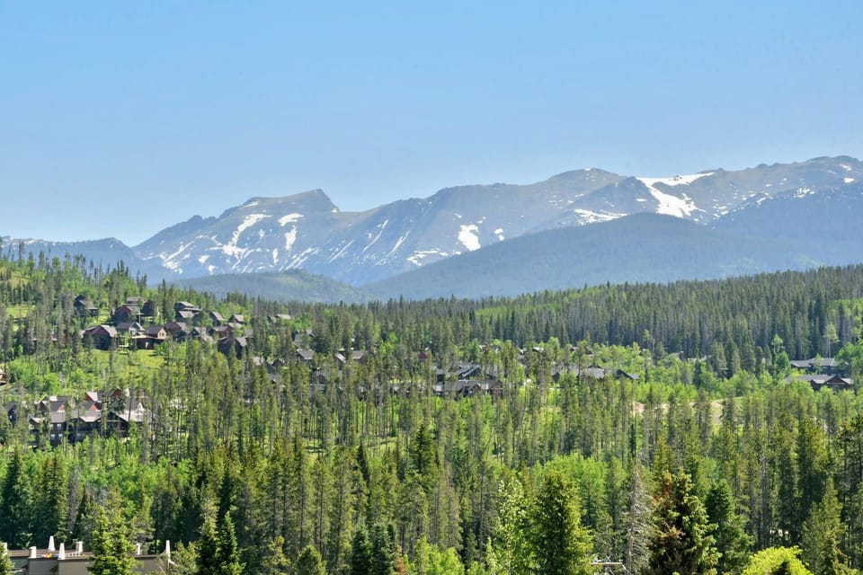Mountain Views from Rooftop Deck