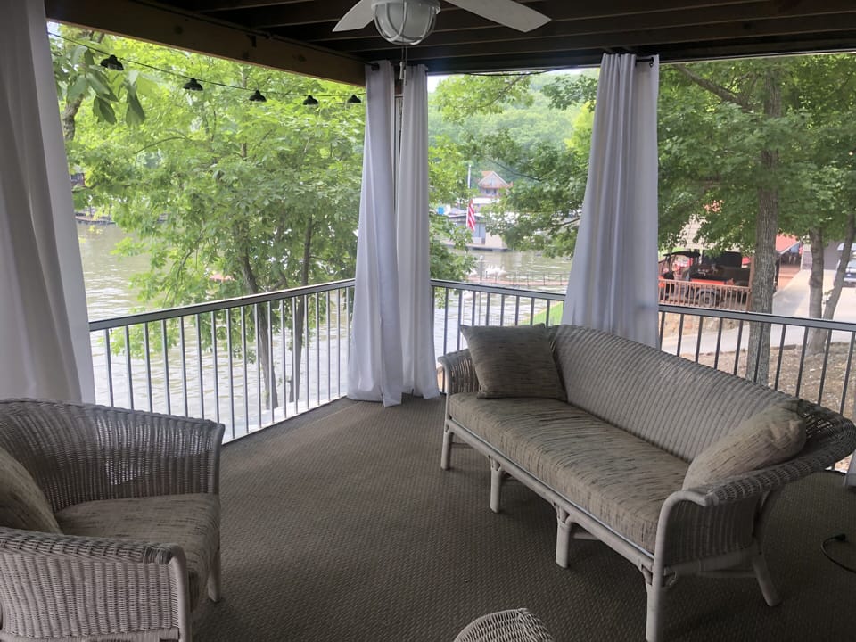 Screened In Porch off of lower level bunk room. 