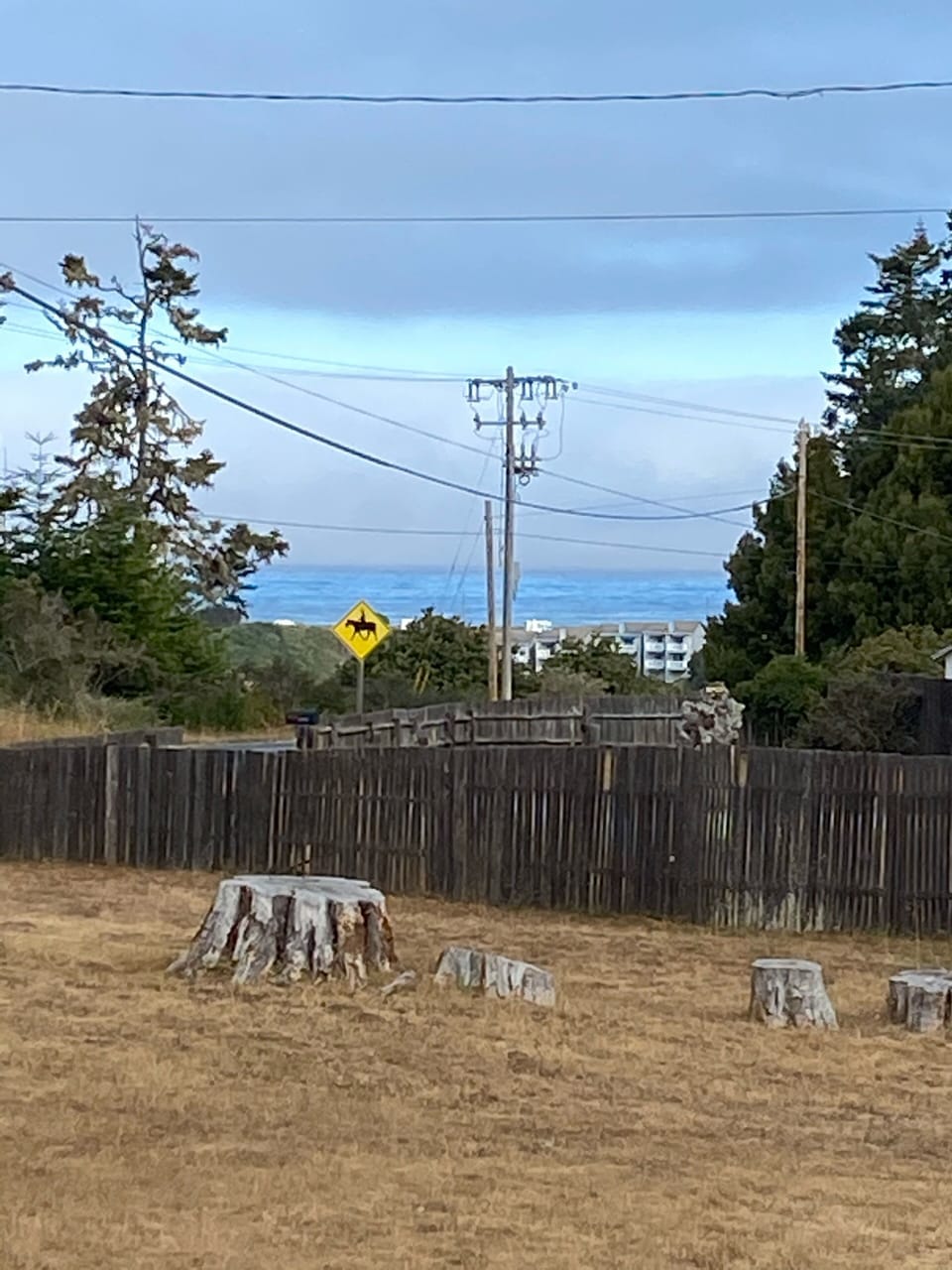 View from west end of property