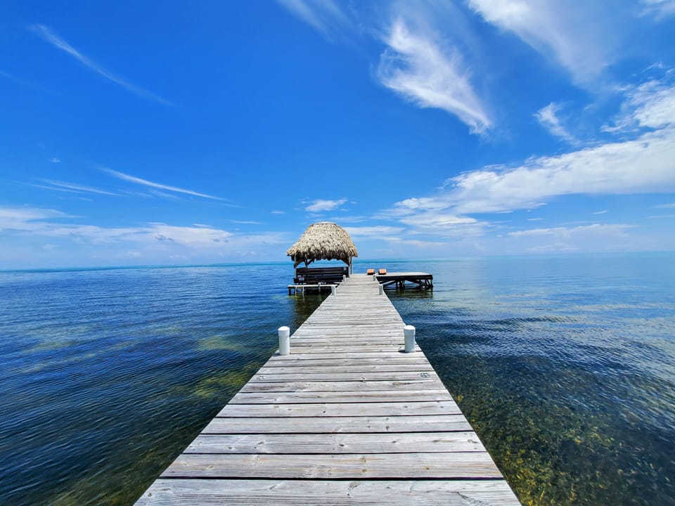 Dock with loungers for a relaxing day. Let us book your massage on your dock...
