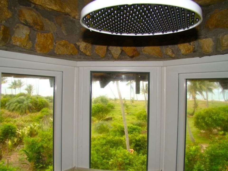 Shower with ocean view