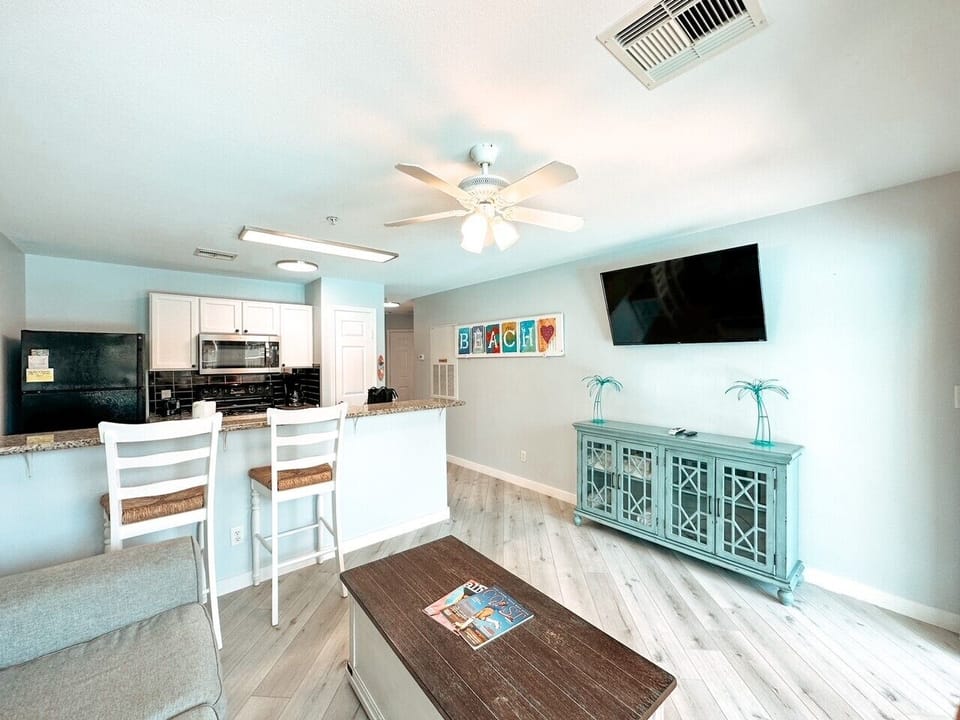 Free internet and DirecTV is provided to all guests.