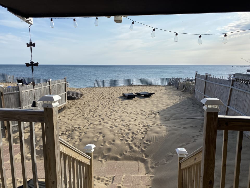 Step onto the sand from your private beach bungalow