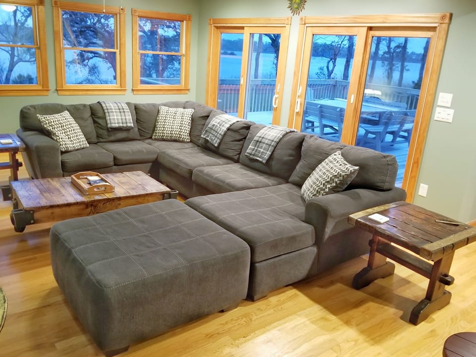 More than adequate seating to relax and watch tv