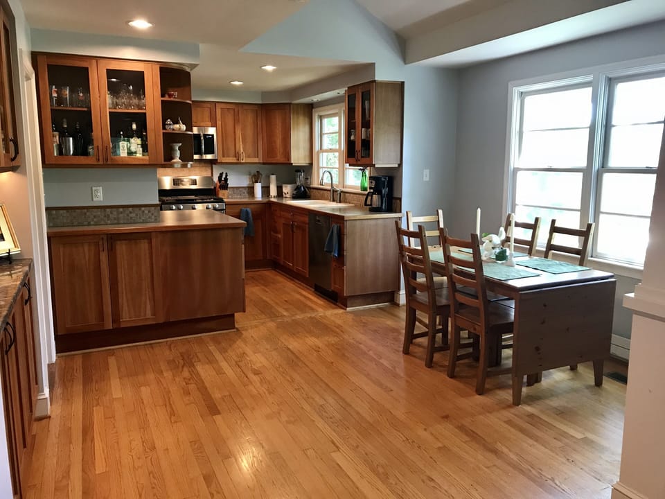Kitchen and dining area