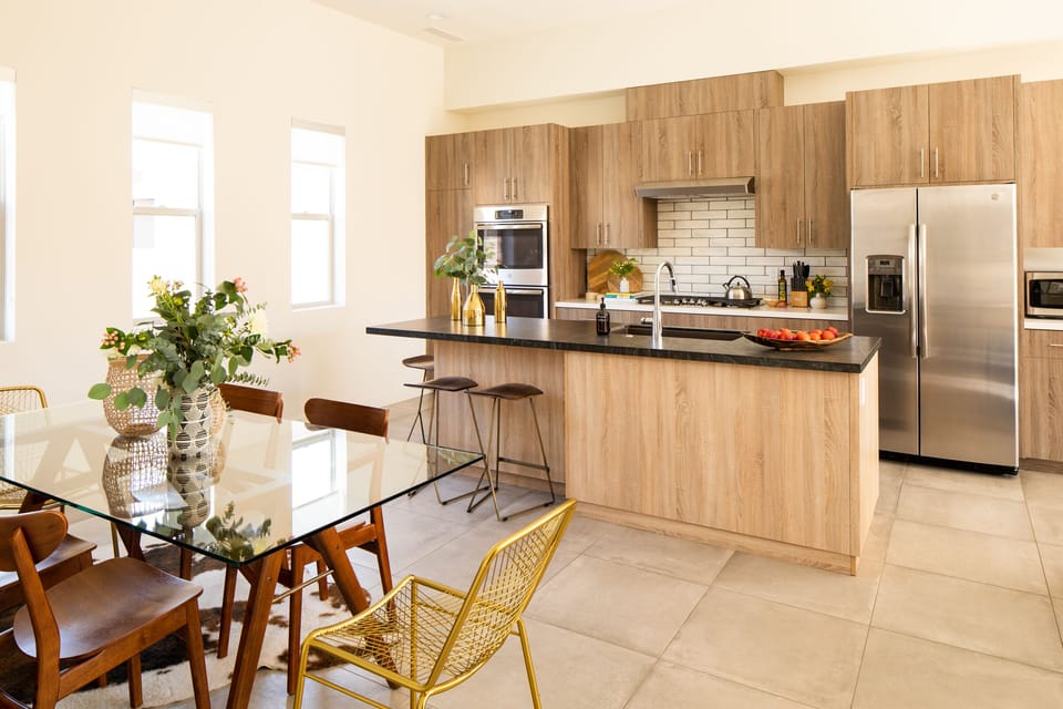 Open space for entertaining.