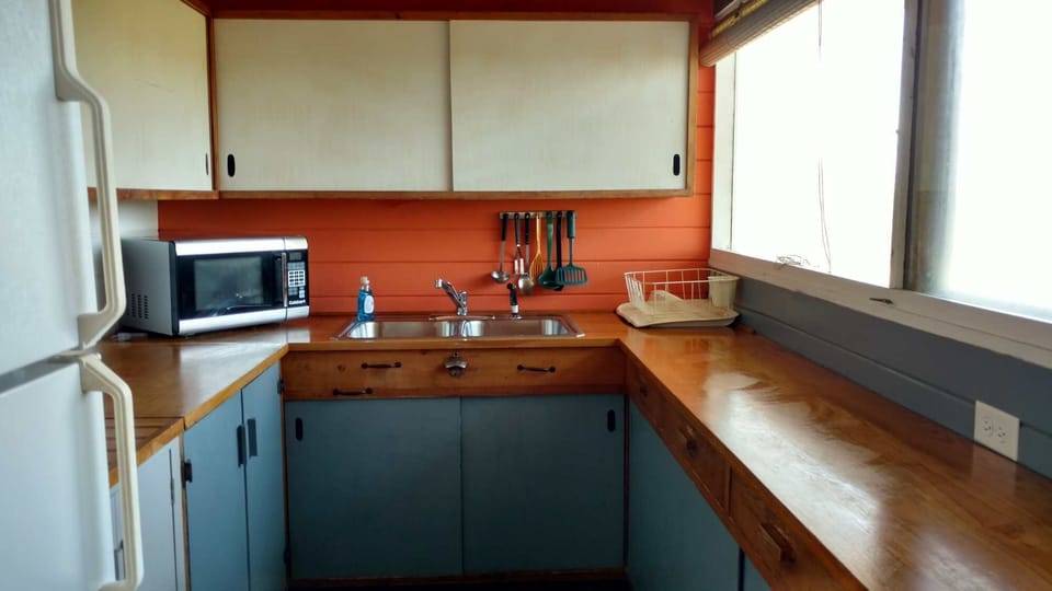 Kitchenette in lower building