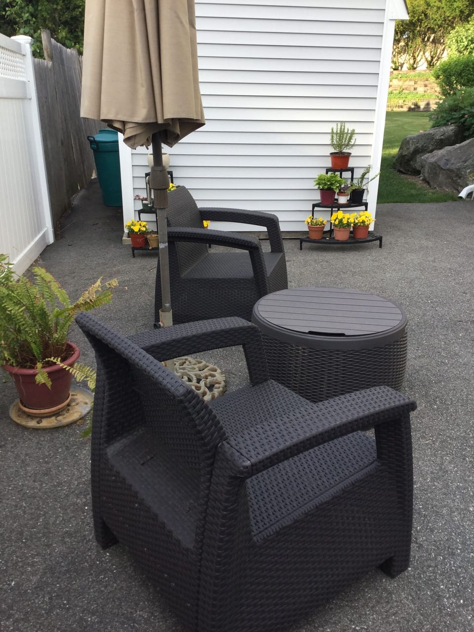 Enjoy your private outdoor patio 