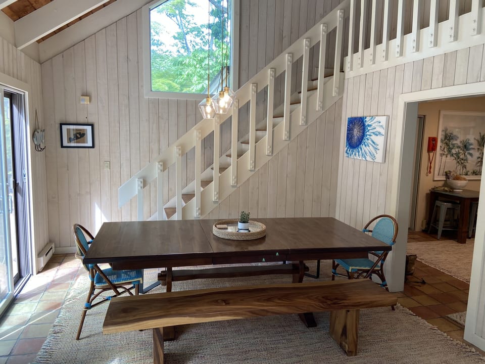 Dining room table - seats 10