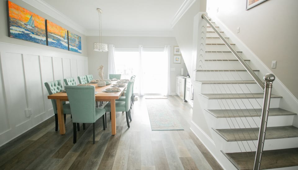 Stairs to 3rd floor loft and Master bedroom