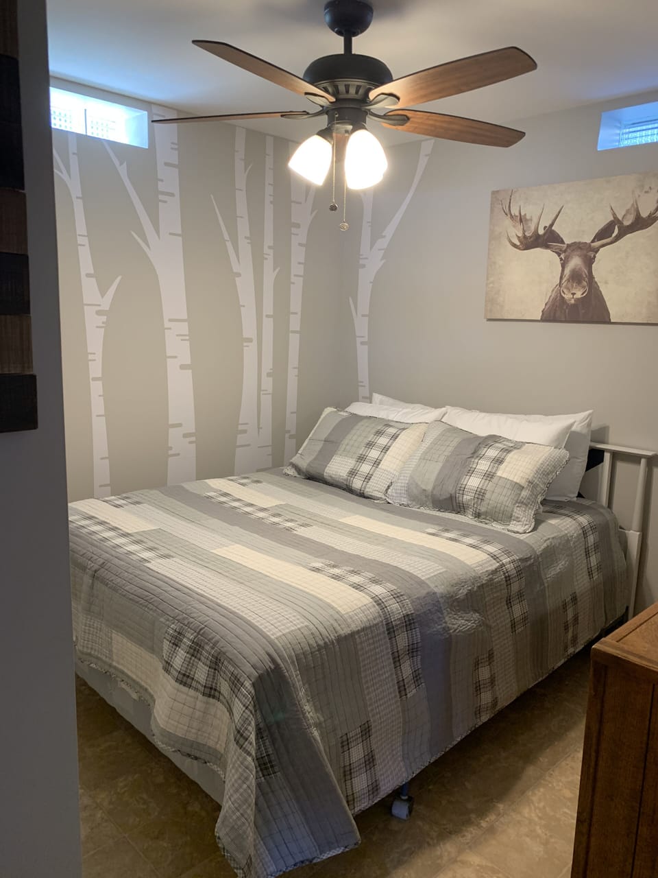basement bedroom 