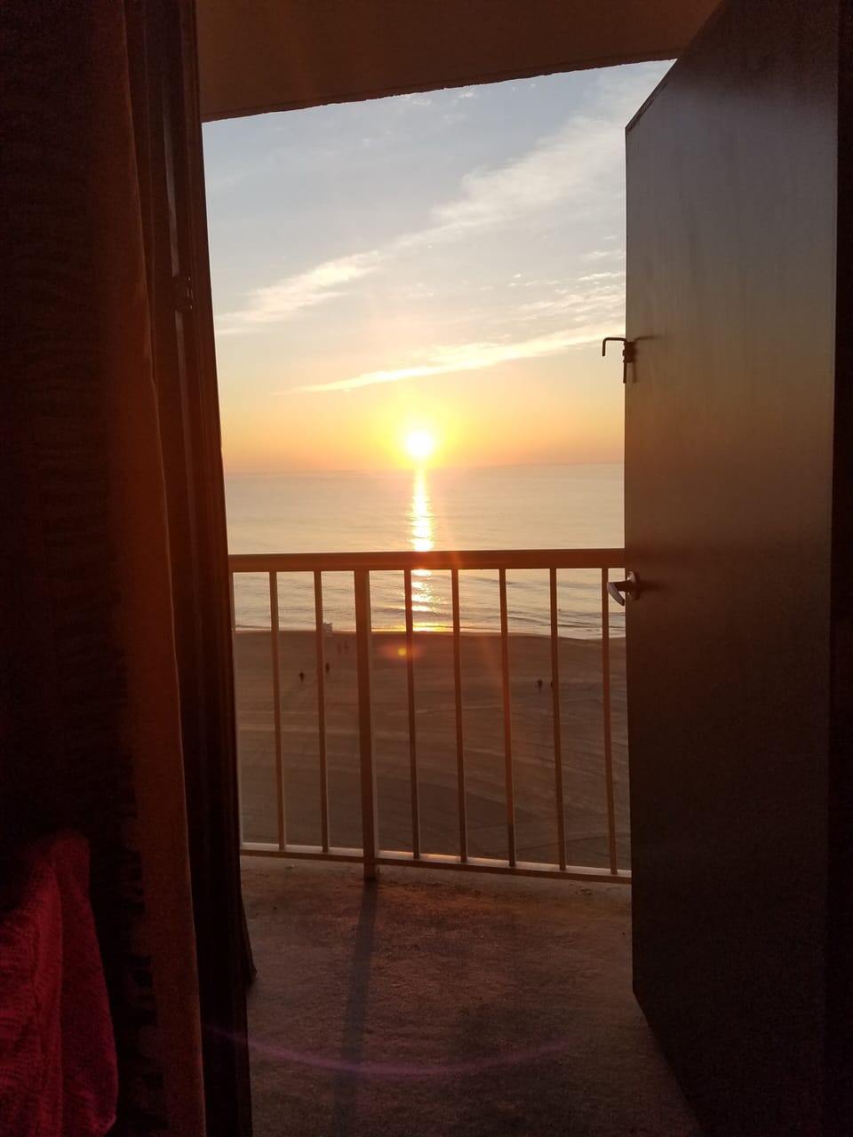 Sunrise from balcony