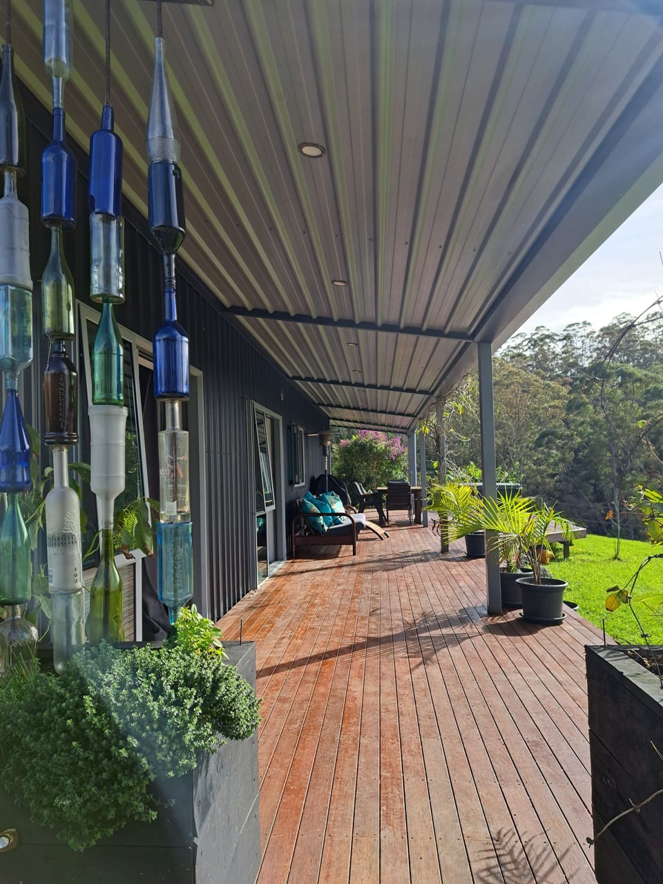 Hardwood deck