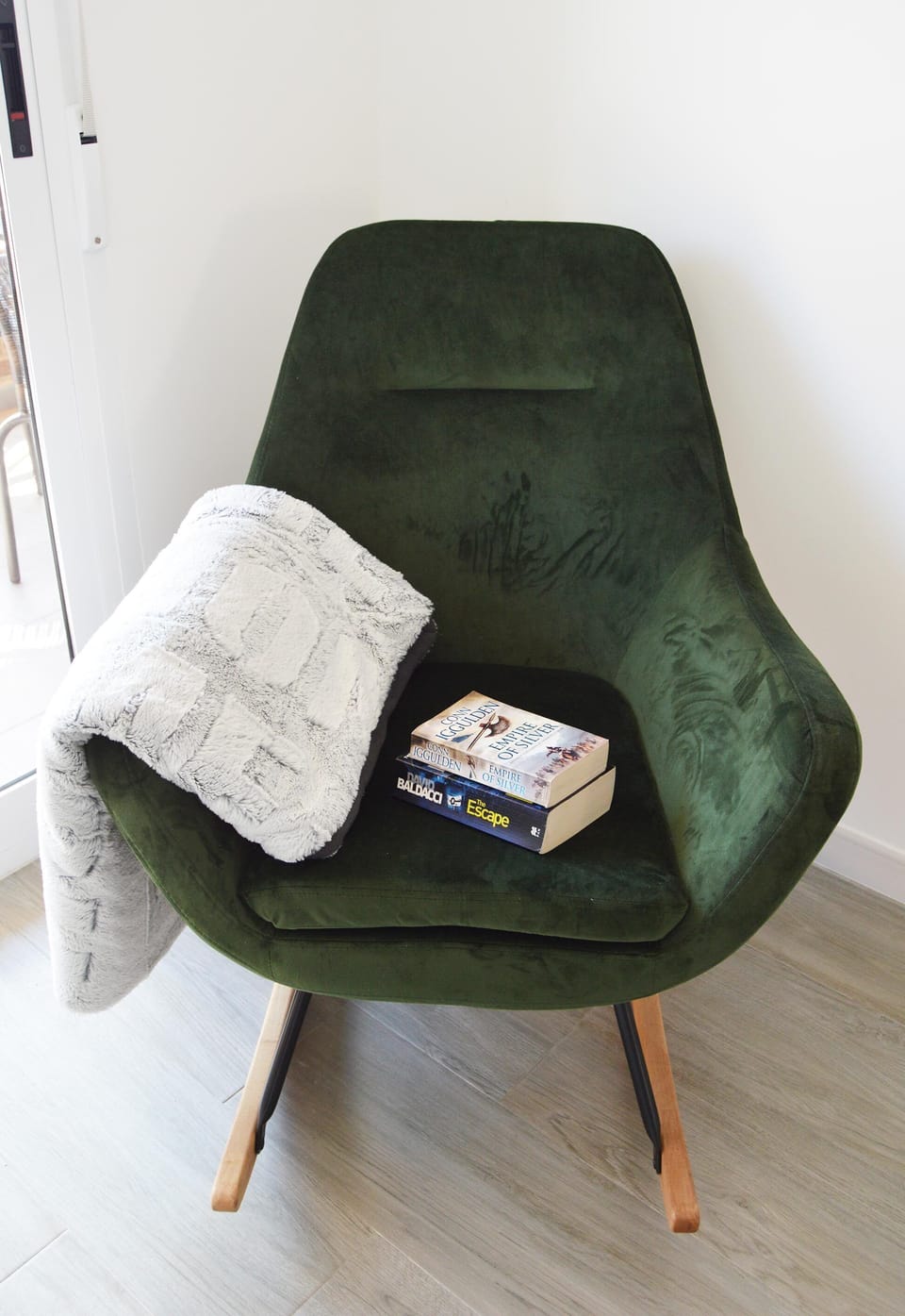 Reading area in master bedroom