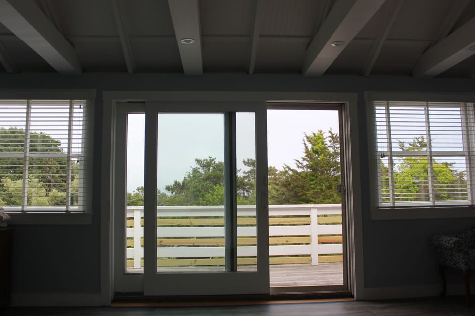 Master Bedroom slider to Deck
