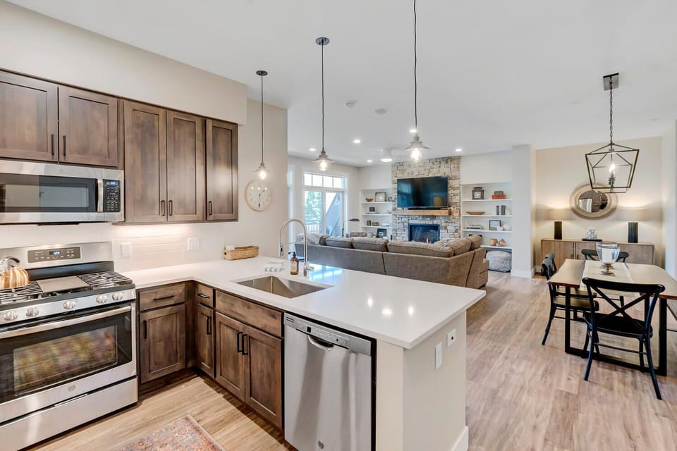 Chef's Kitchen with Open Floor Plan in our Winter Park, Colorado Rental