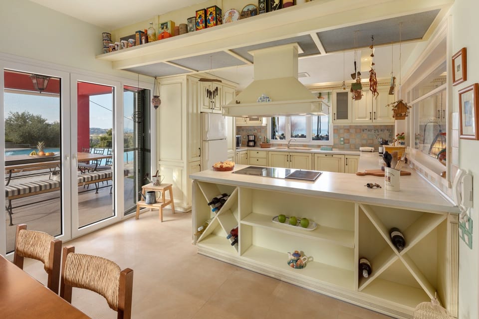 With direct access to the outdoor dining area and terrace