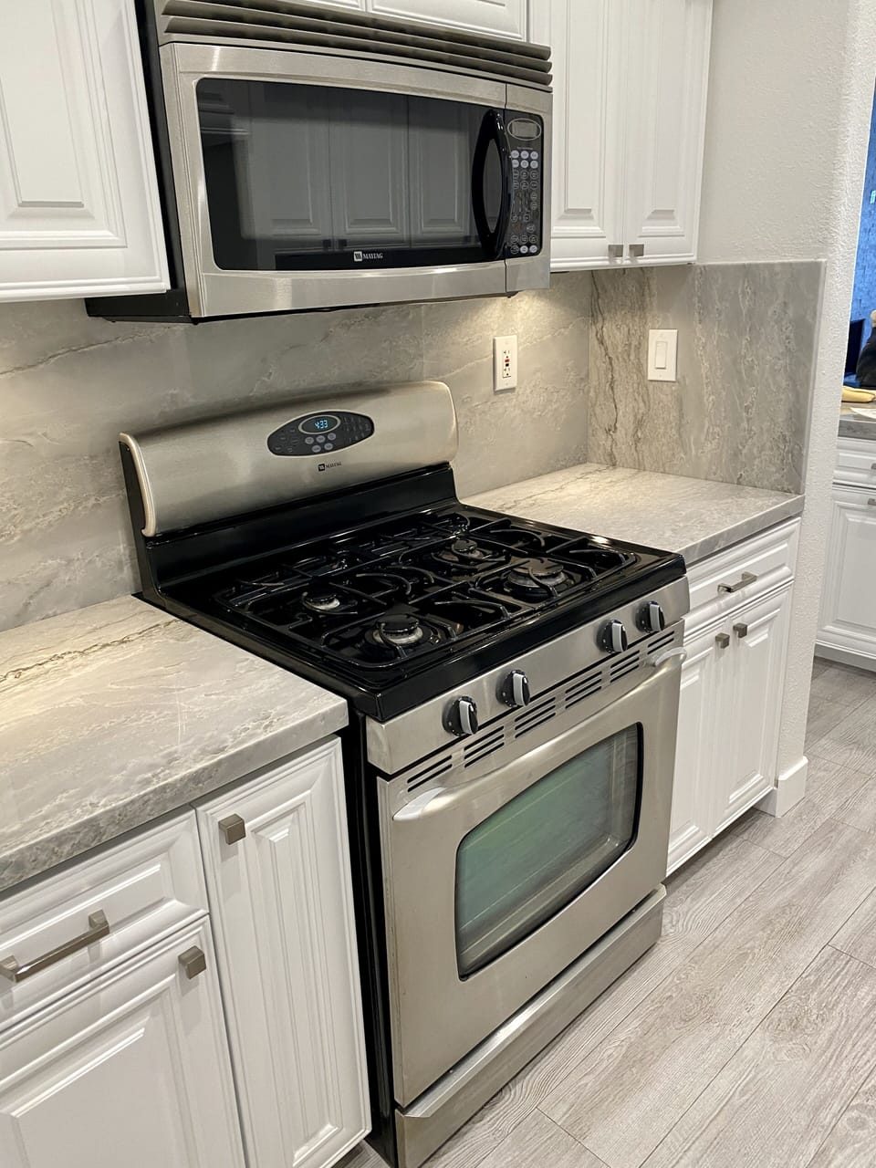 Electric stove and microwave