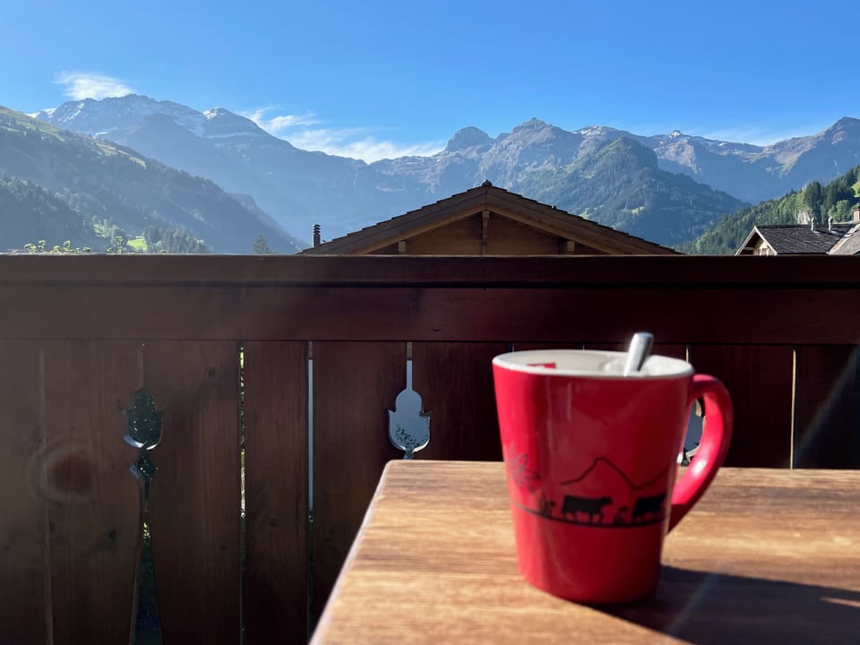 Enjoy this gorgeous view from the balcony!