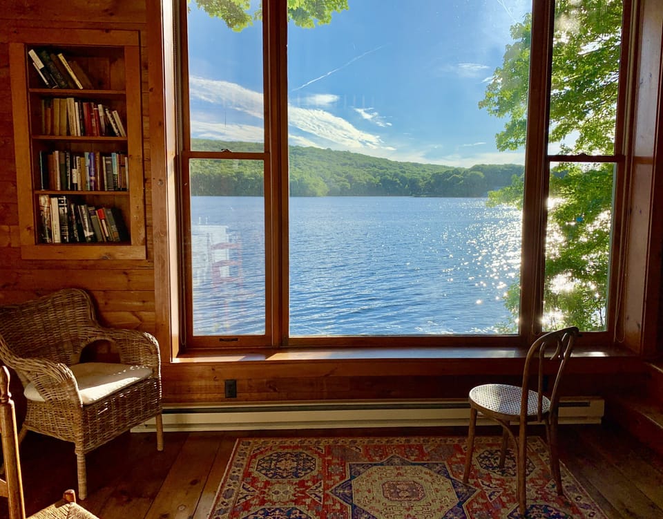 Morning view of the lake