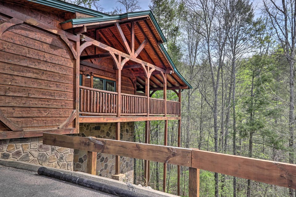 Side View of wrap around porch