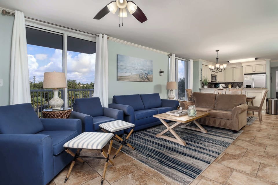 Living room adjacent to kitchen/Dining area