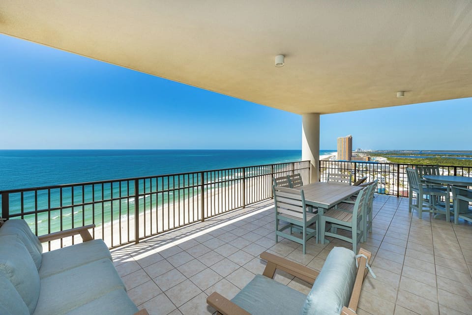 Embrace the coast vibes as you relax on your corner balcony, soaking in the stunning views and gentle sounds of the shore