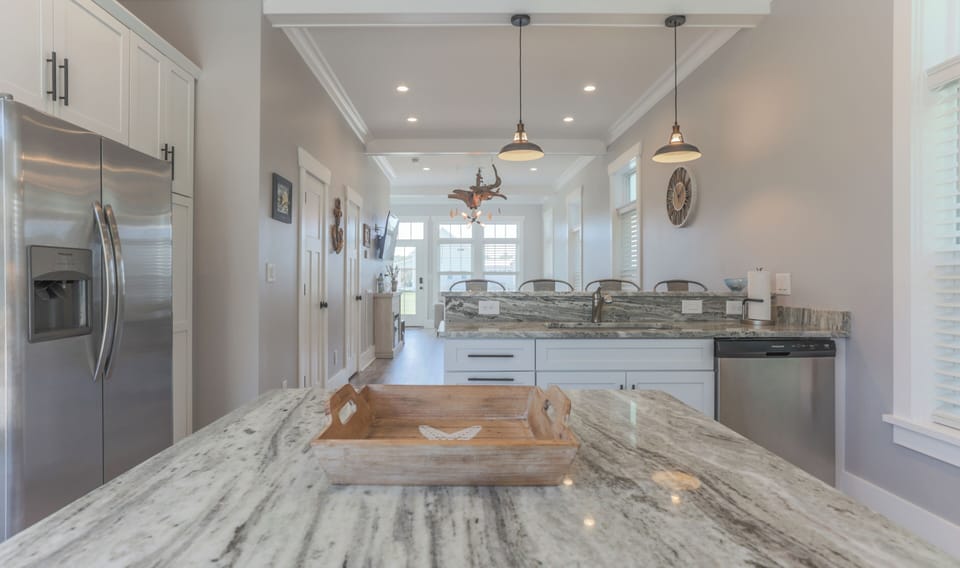 Stunning Granite Countertops throughout custom kitchen! 