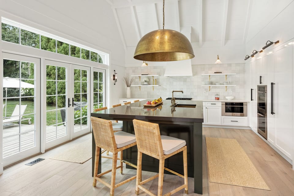Newly renovated kitchen and dining room