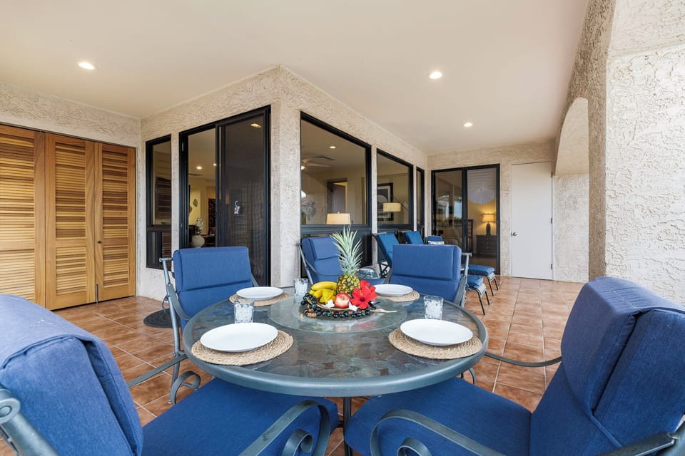 Expansive 500-square-foot covered lanai
