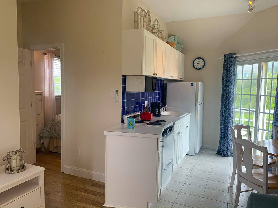 Bathroom and bedroom off the family room