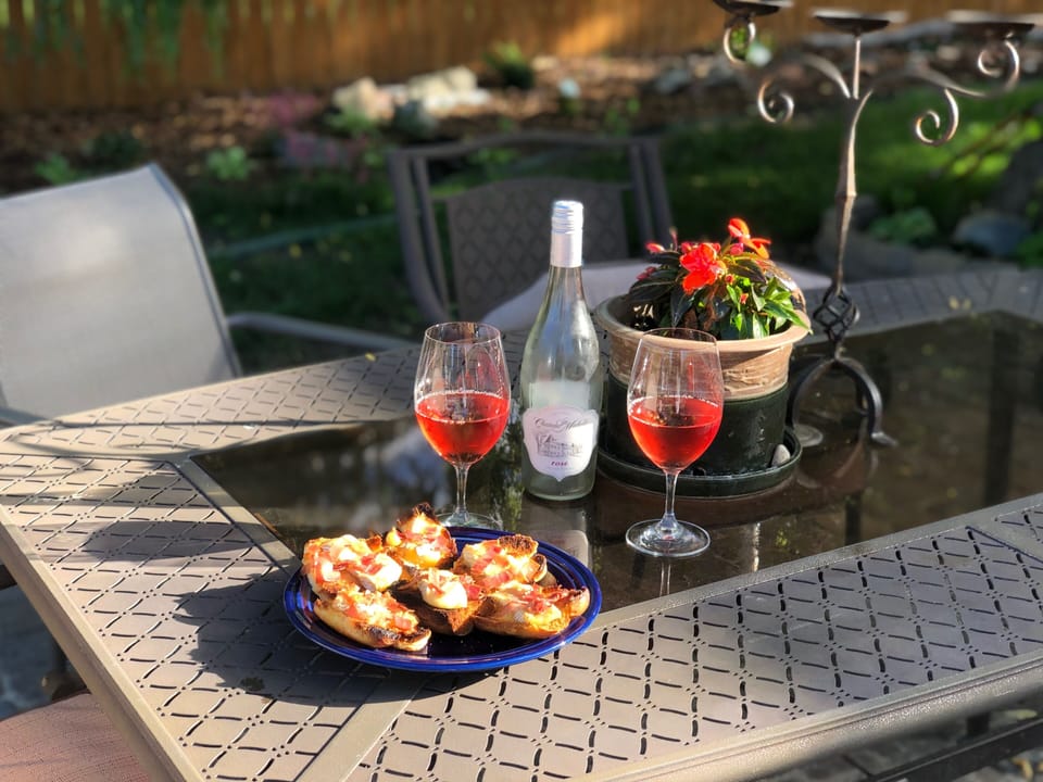 Outside dining