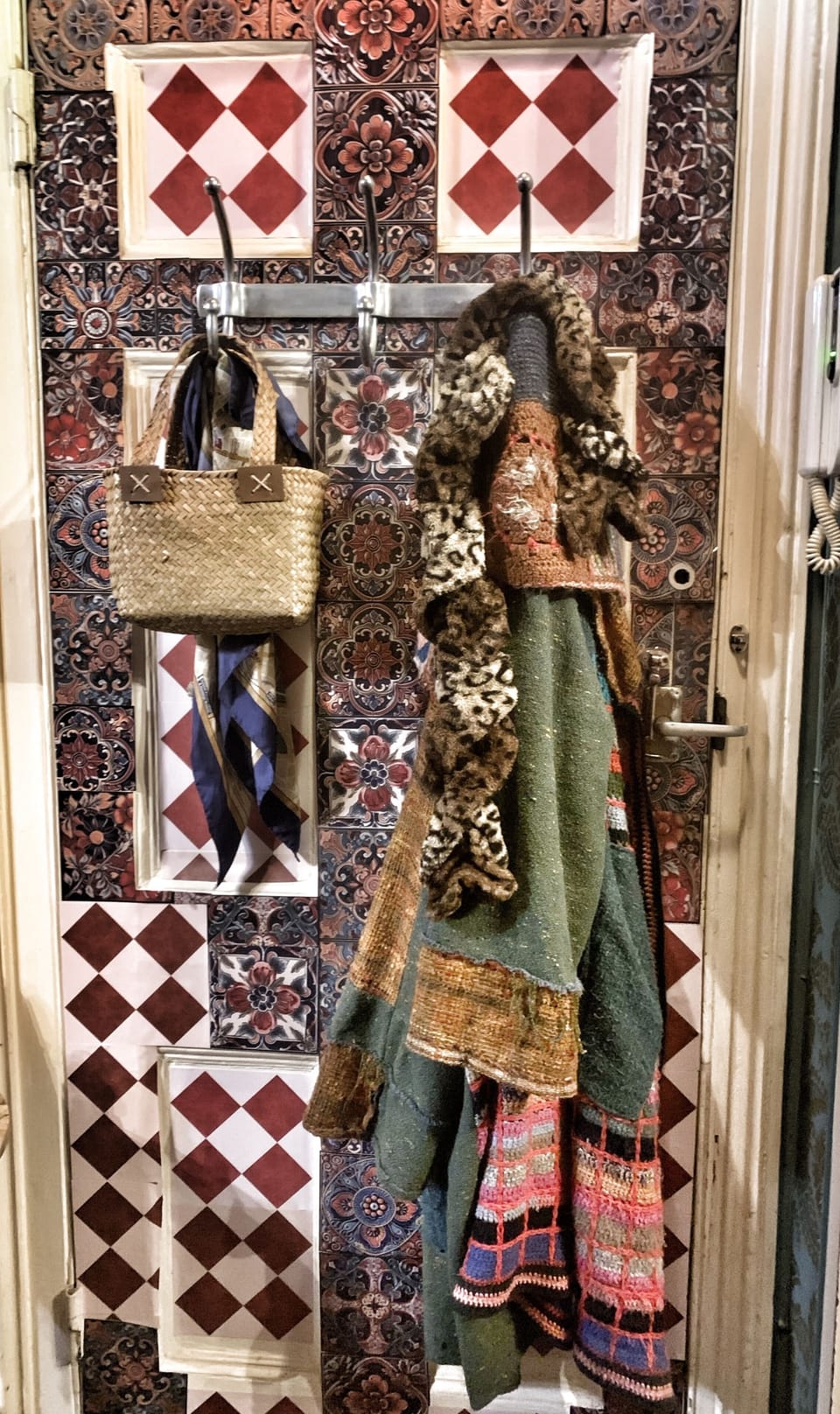 Inside door