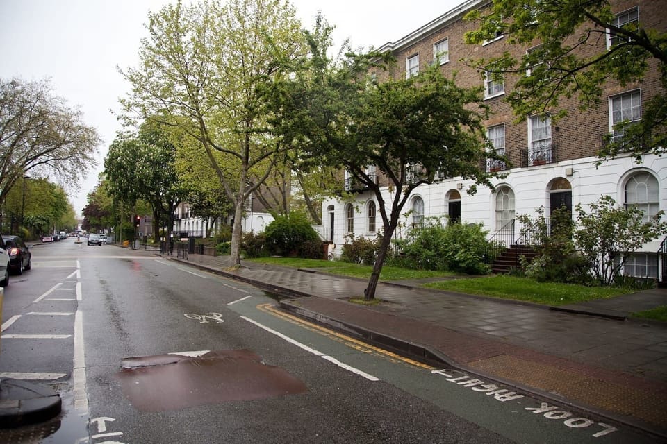 Typical rainy day in london