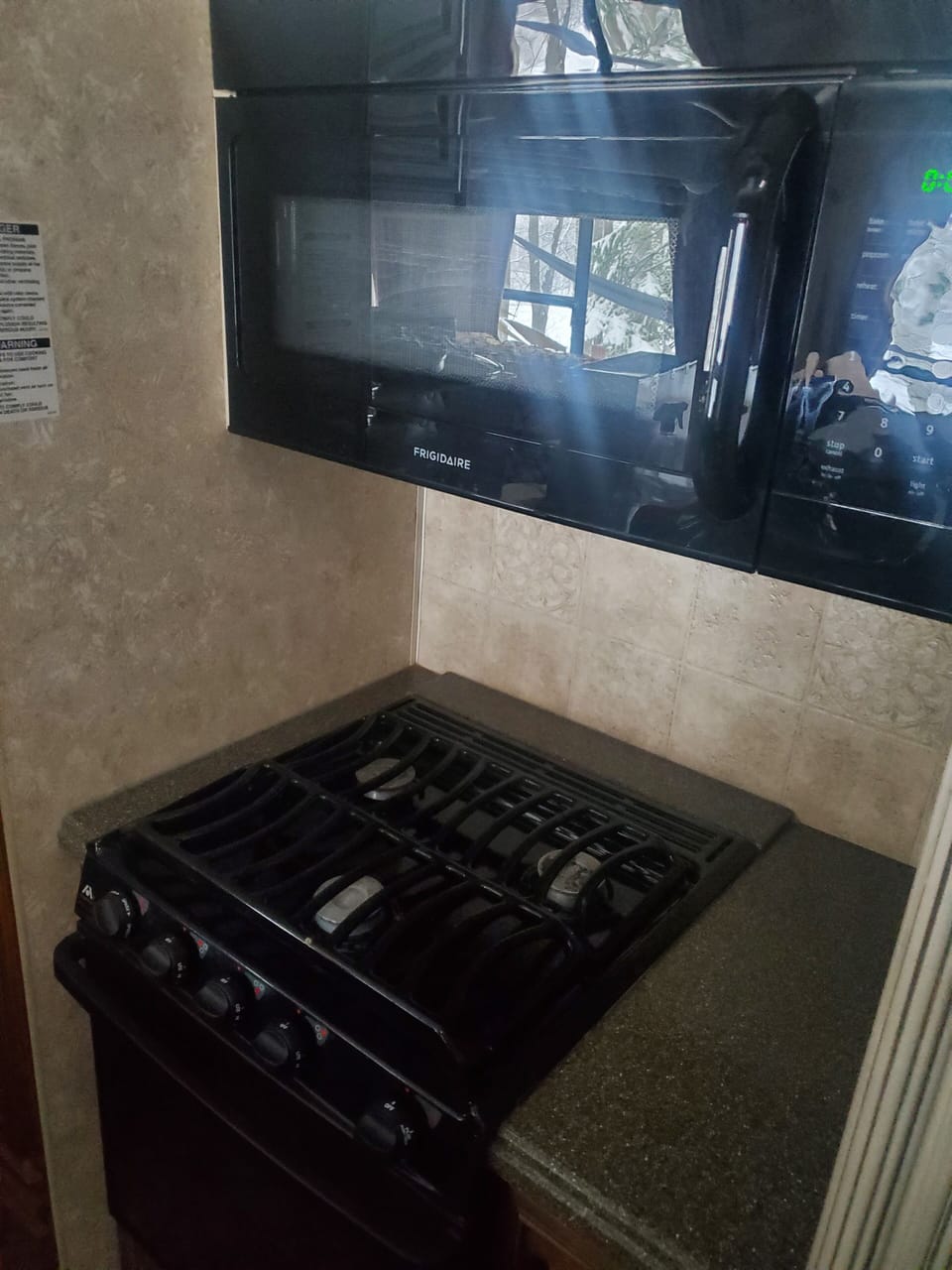 Stove and microwave