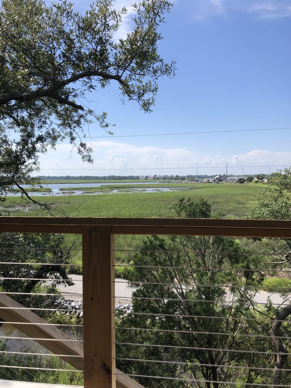 Marsh View From Porch Looking at Crosby's Shrimp Boats