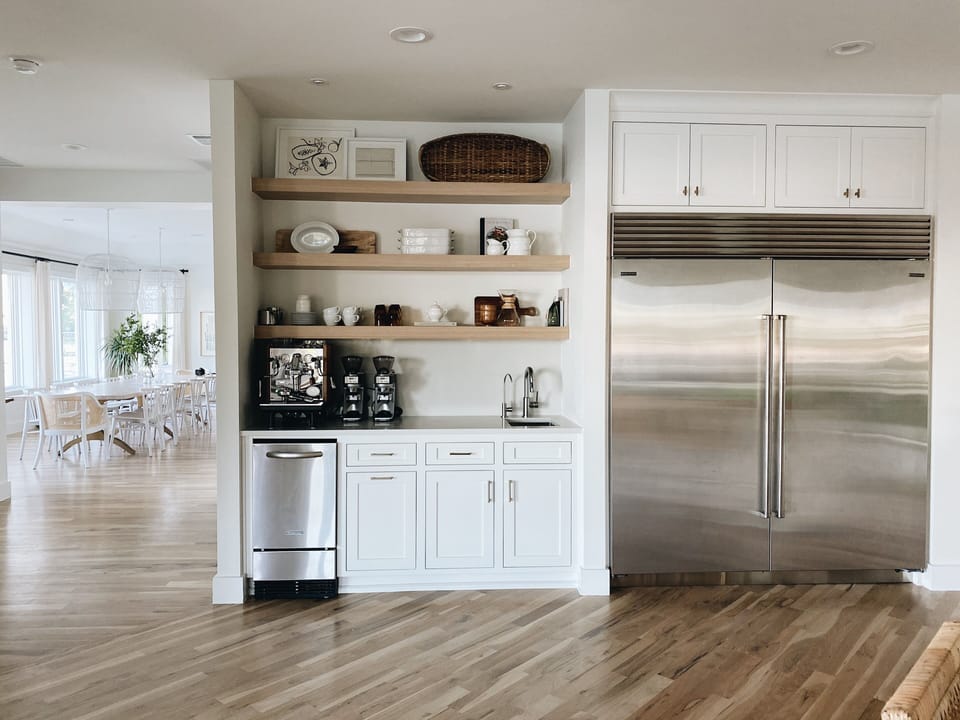 Kitchen and Coffee Bar - Main House