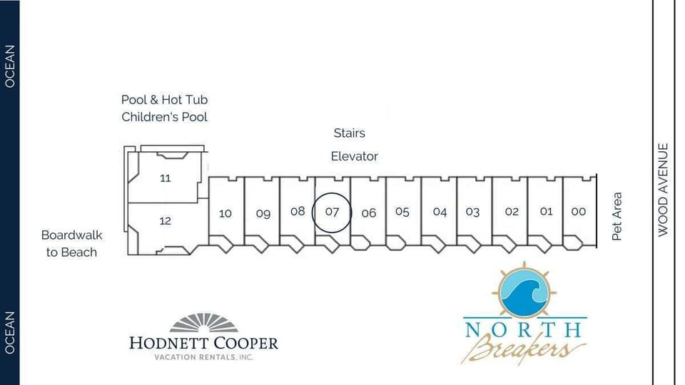 North Breakers 407 - Building layout