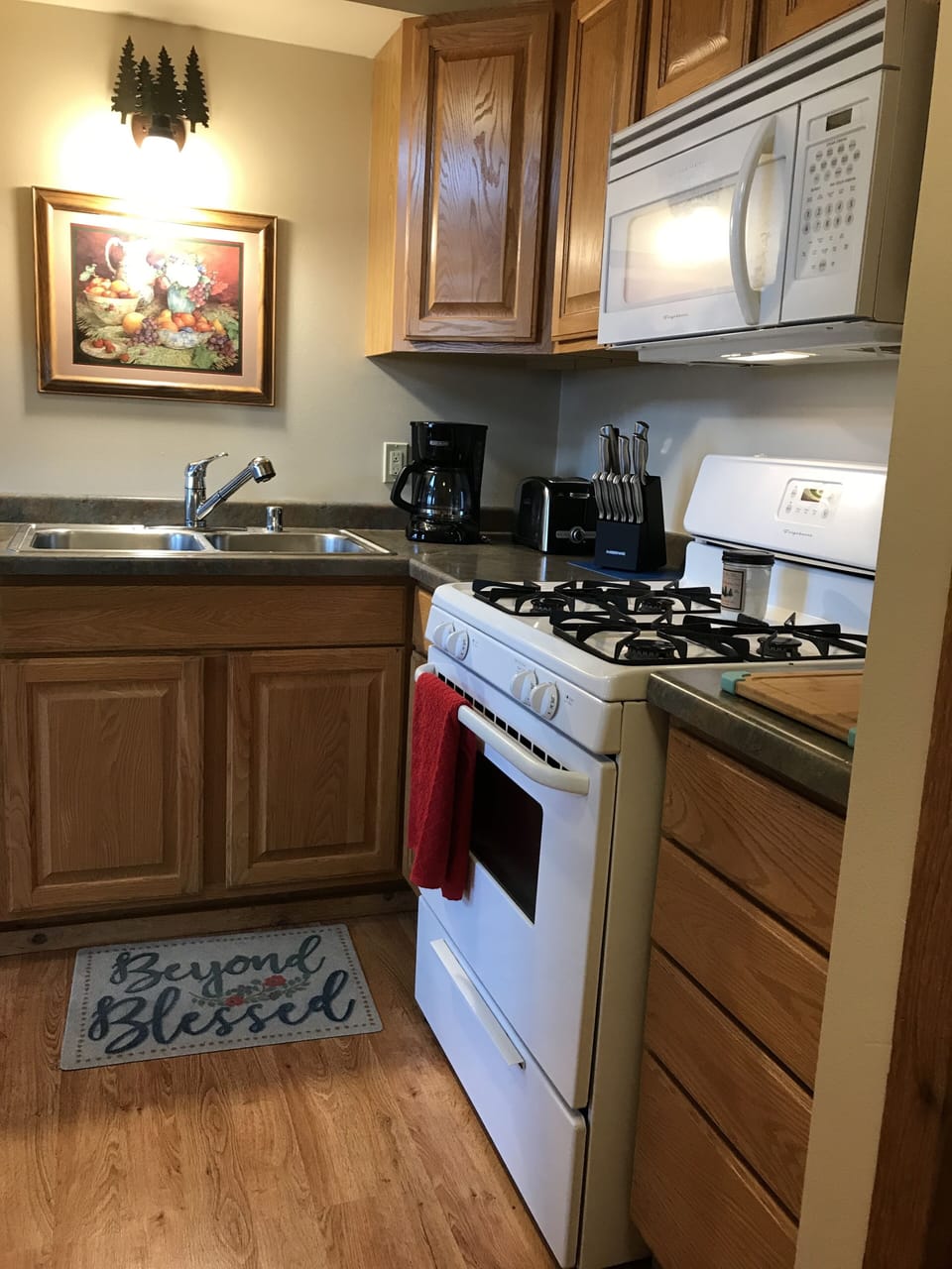 Two full kitchens available to guests. 