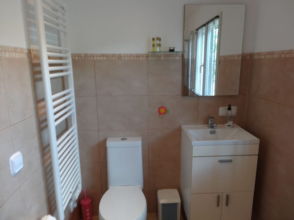Ensuite 2 with bath and over head shower