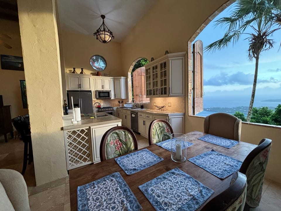 Dining Table and Kitchen