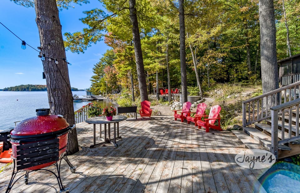 Waterside Deck, Seating &amp; BBQ