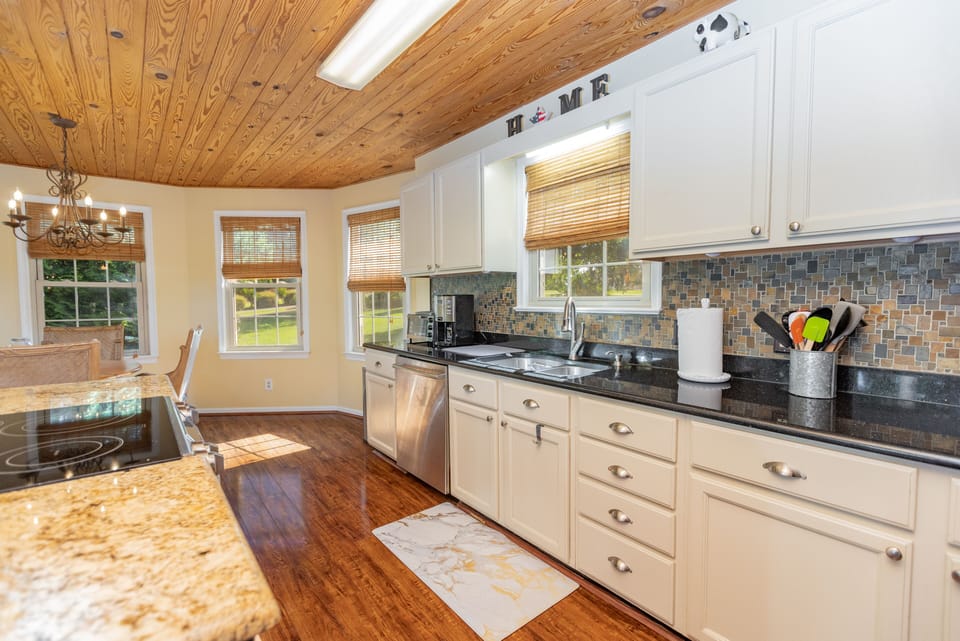 Well-stocked kitchen 