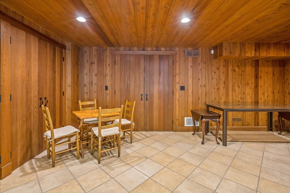 Lowest level area at the entrance of the home