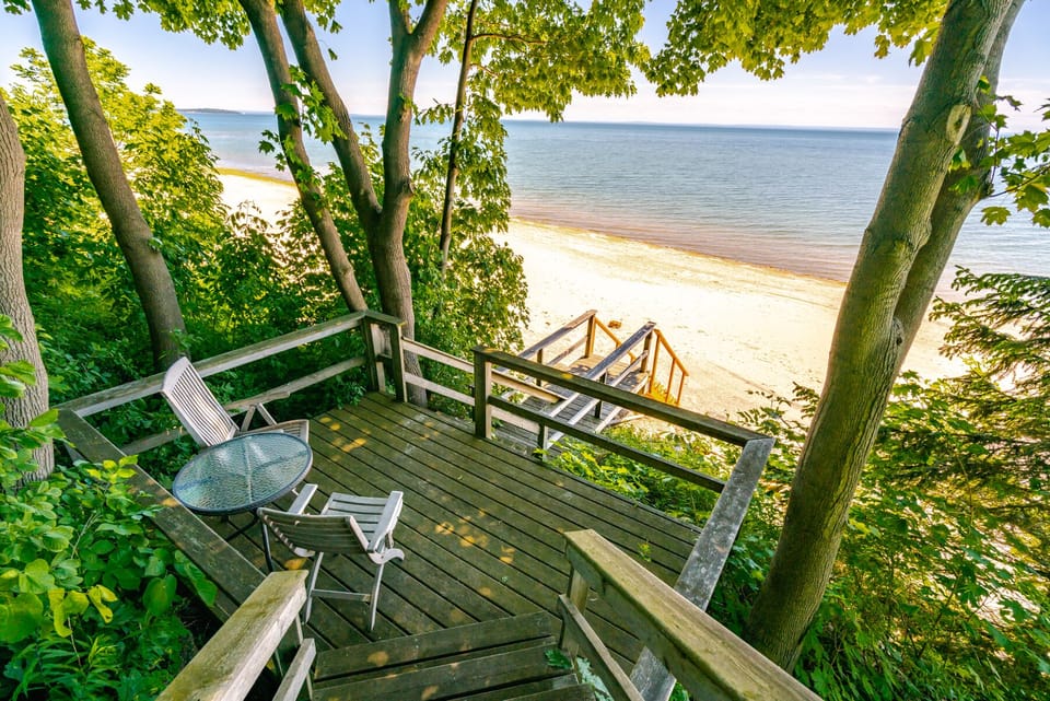 Stairs to the beach